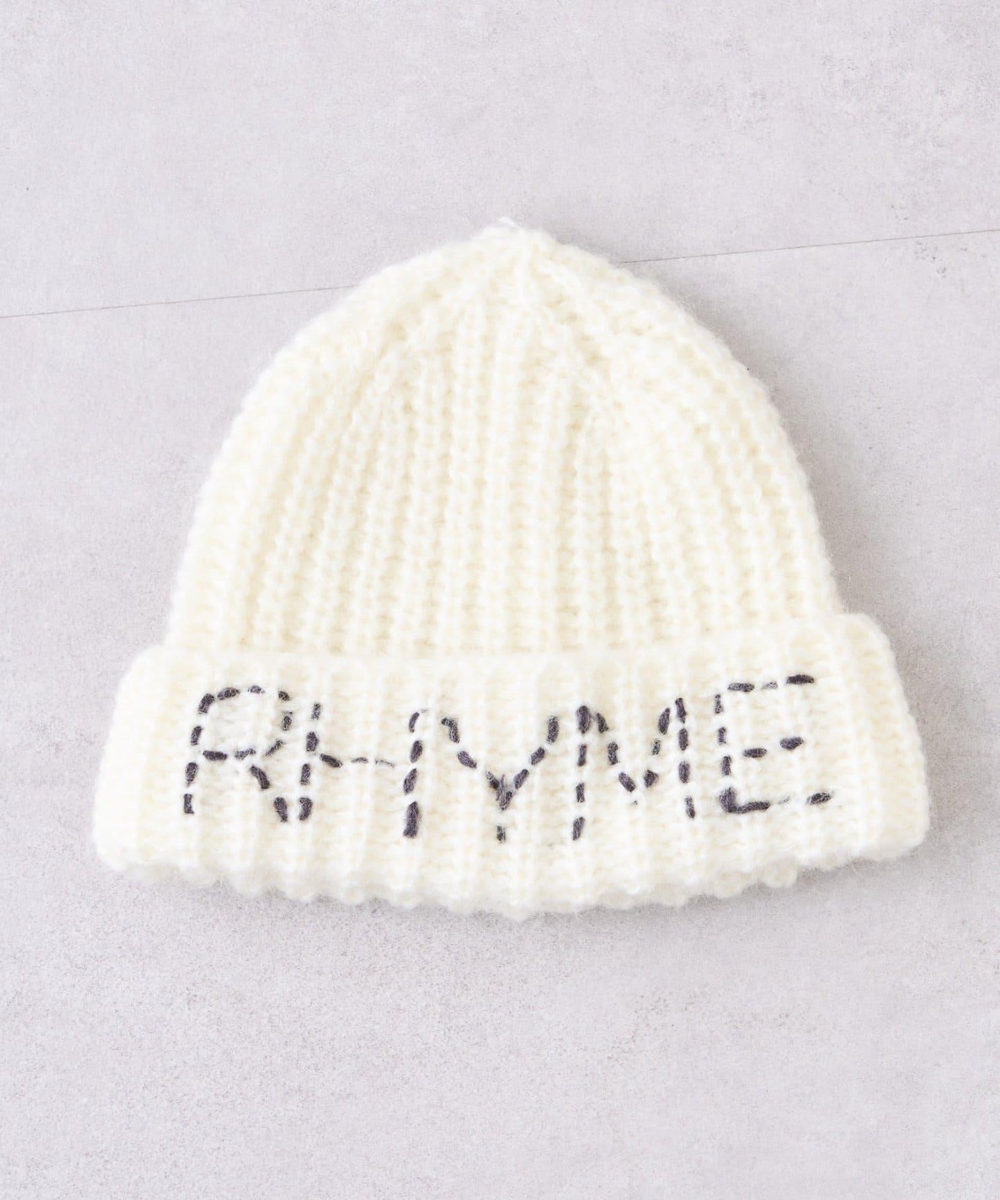 【UNISEX】刺繡logo針織帽