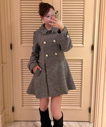 Keru 多功能蝴蝶結中長款大衣