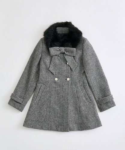 Keru 多功能蝴蝶結中長款大衣