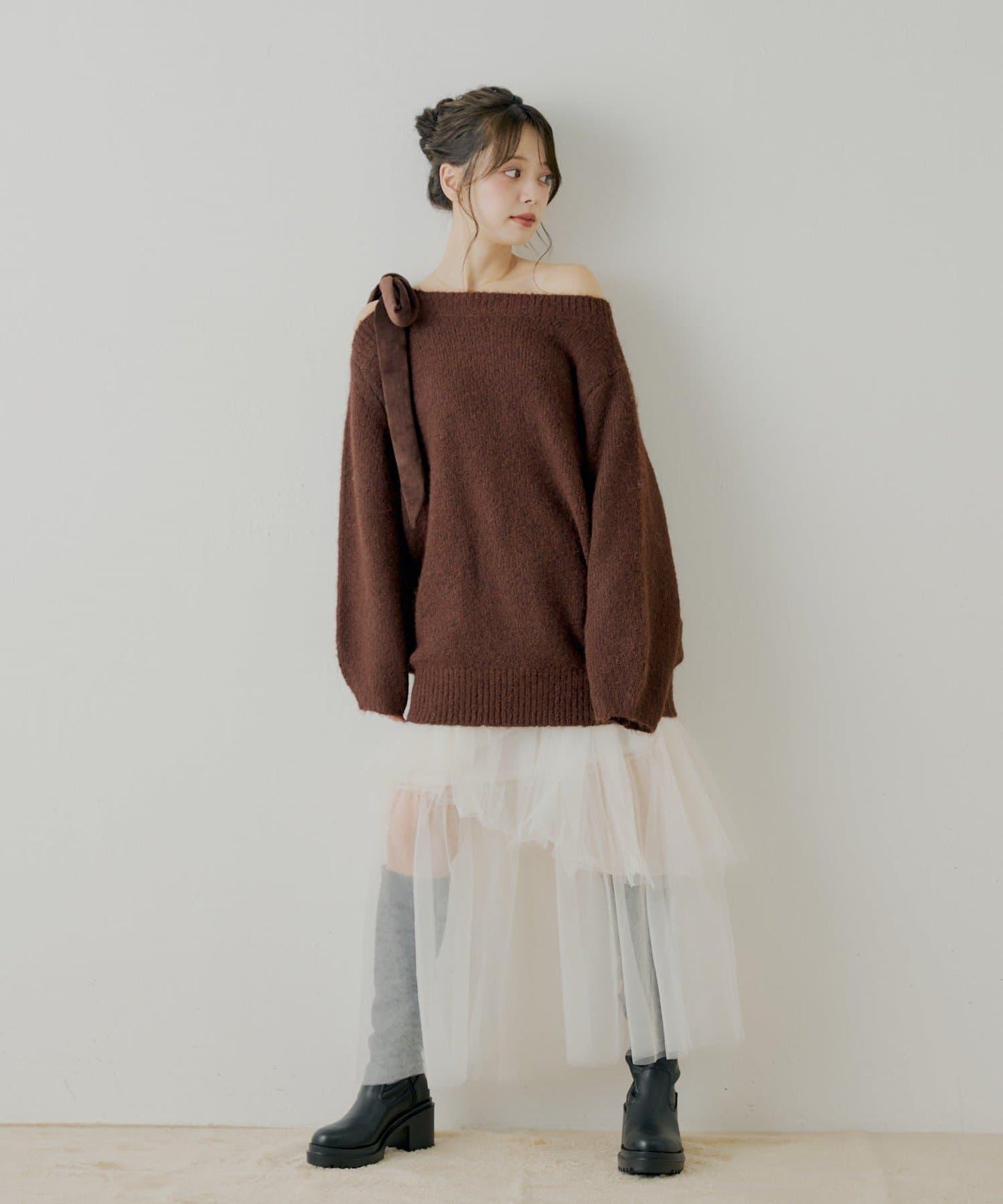 【復刻】天鵝絨蝴蝶結連帽連衣裙