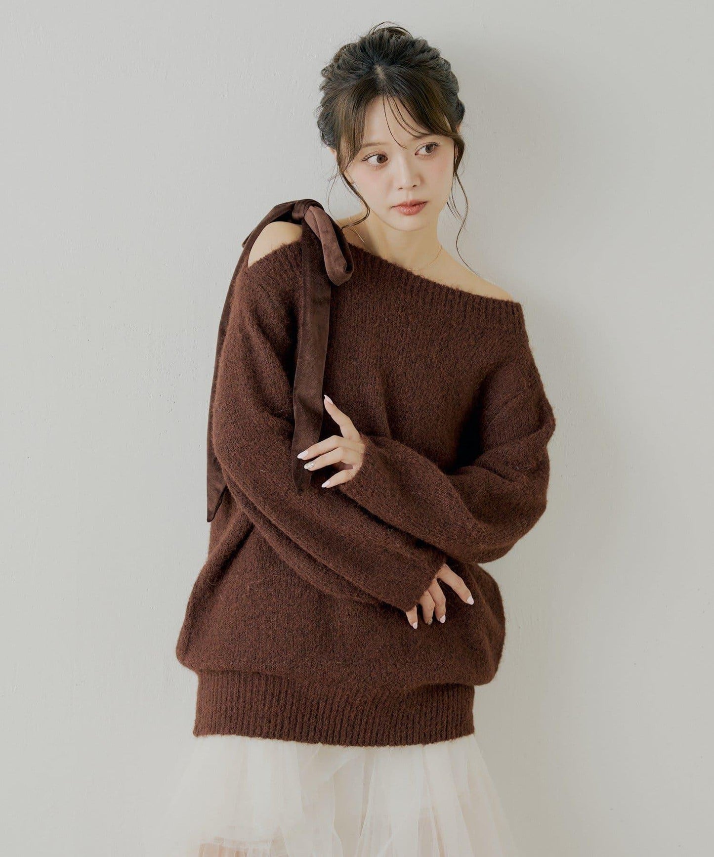 【復刻】天鵝絨蝴蝶結連帽連衣裙