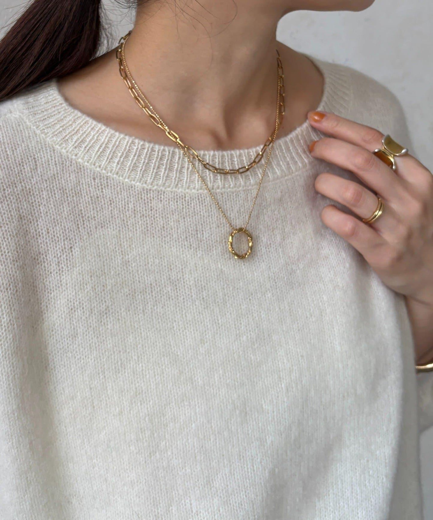 設計感多層鏈條項鍊