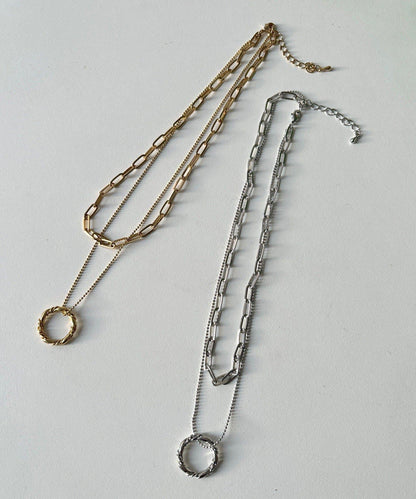 設計感多層鏈條項鍊