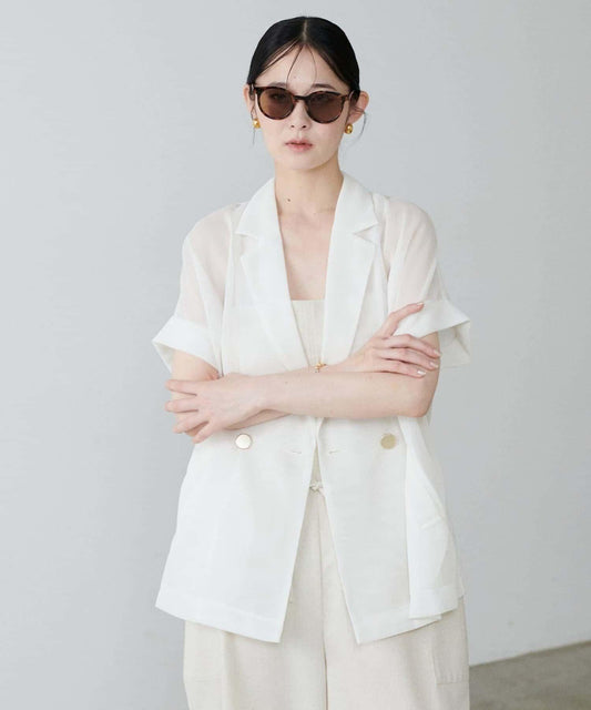 【LARUTA】短袖網眼夾克