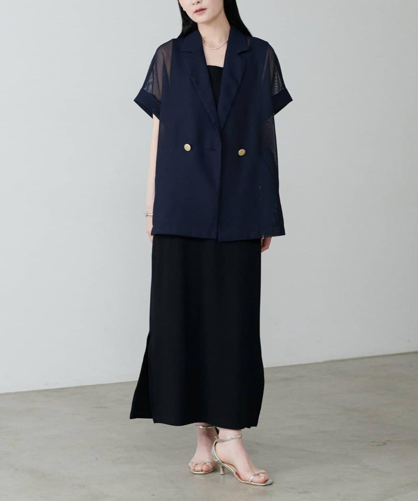 【LARUTA】短袖網眼夾克