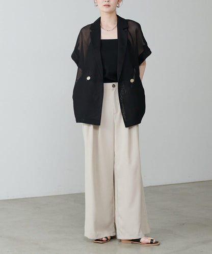 【LARUTA】短袖網眼夾克