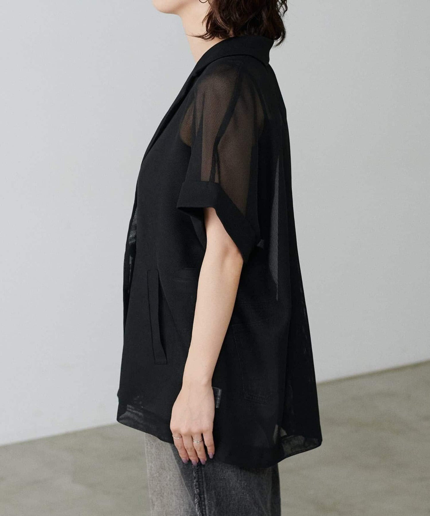 【LARUTA】短袖網眼夾克