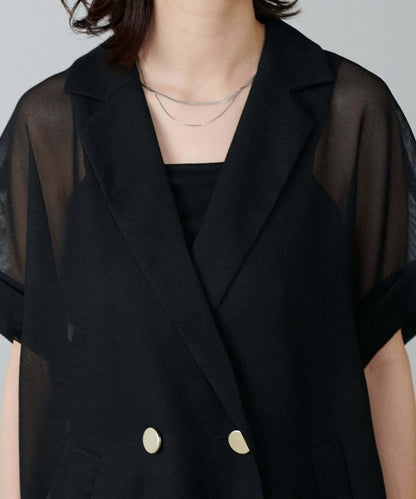 【LARUTA】短袖網眼夾克