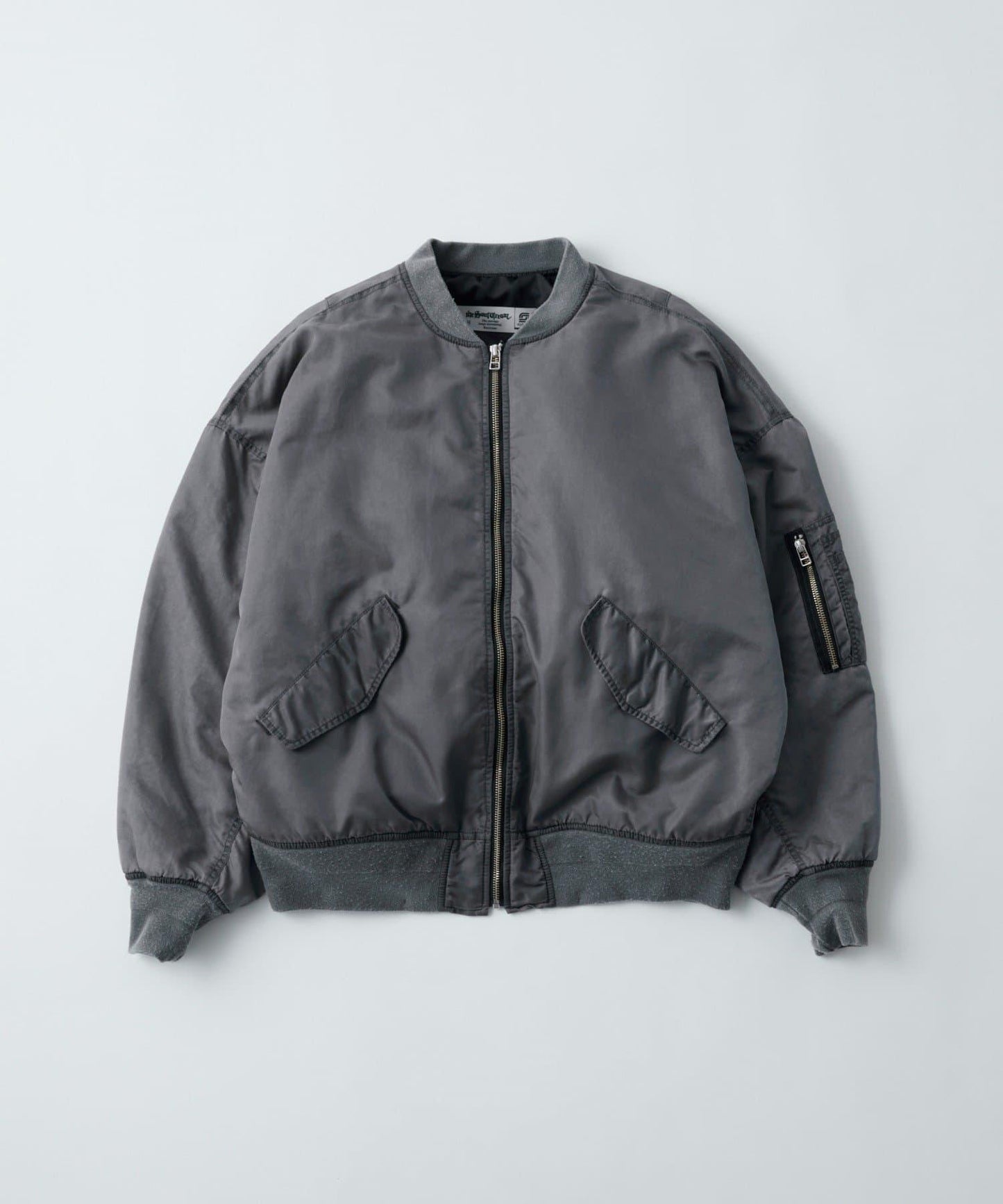 Sourcream酸奶色顏料工藝MA1夾克