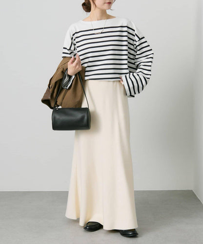 【/復刻】米蘭羅紋針織半身裙