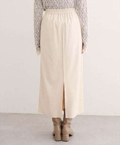 【natural couture】多穿法仿麂皮半身裙