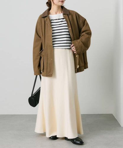 【/復刻】米蘭羅紋針織半身裙