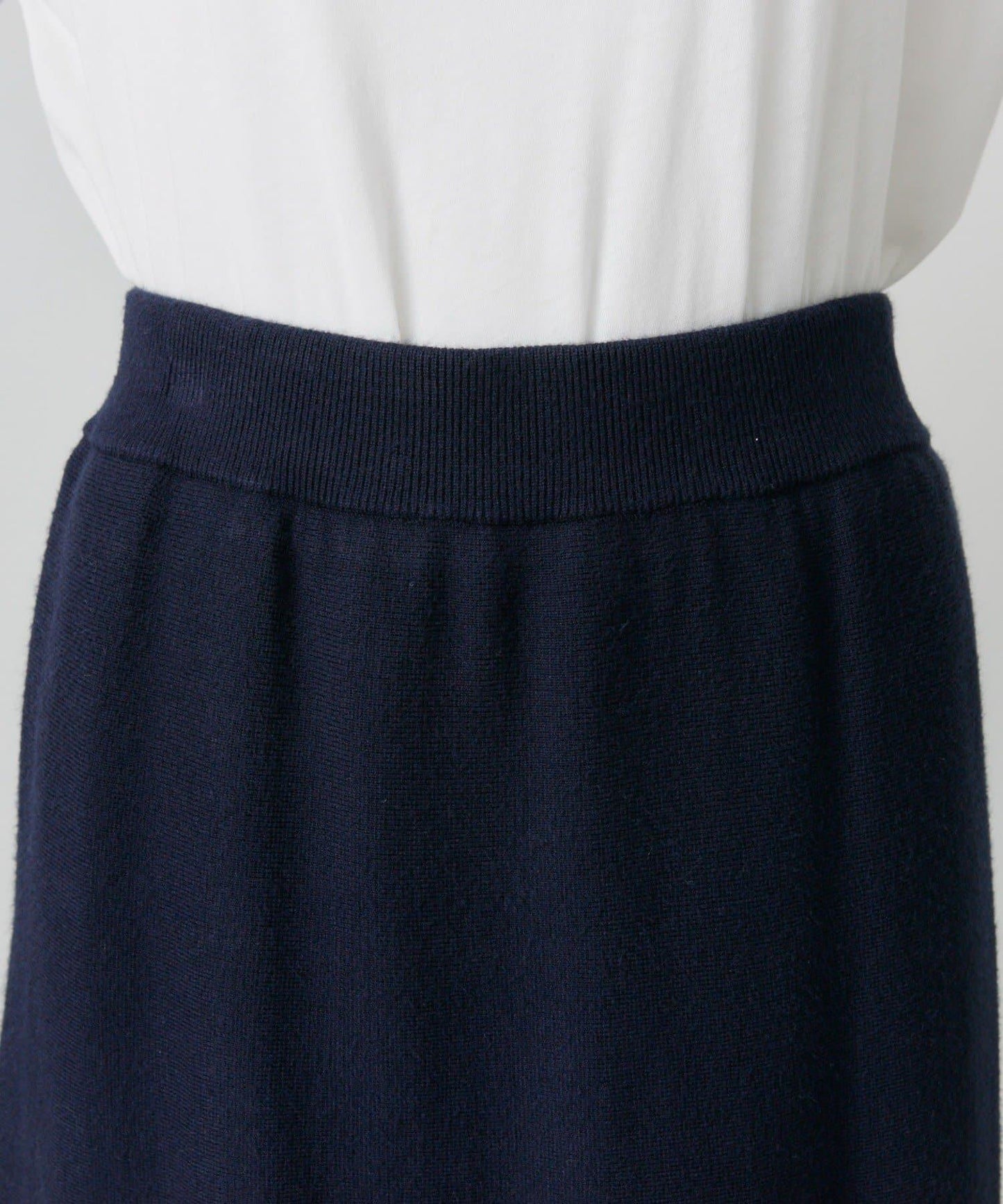 【/復刻】米蘭羅紋針織半身裙