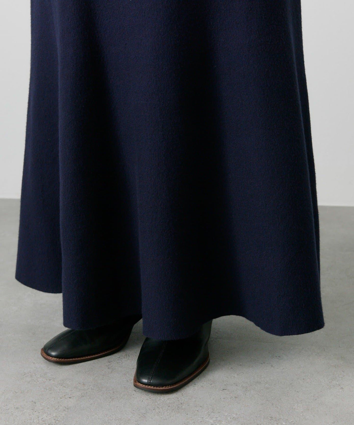 【/復刻】米蘭羅紋針織半身裙