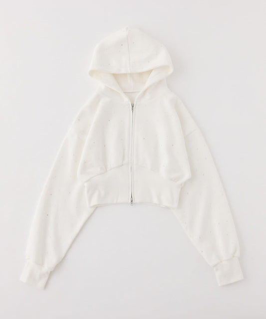 【可成套搭配】珠飾連帽衛衣