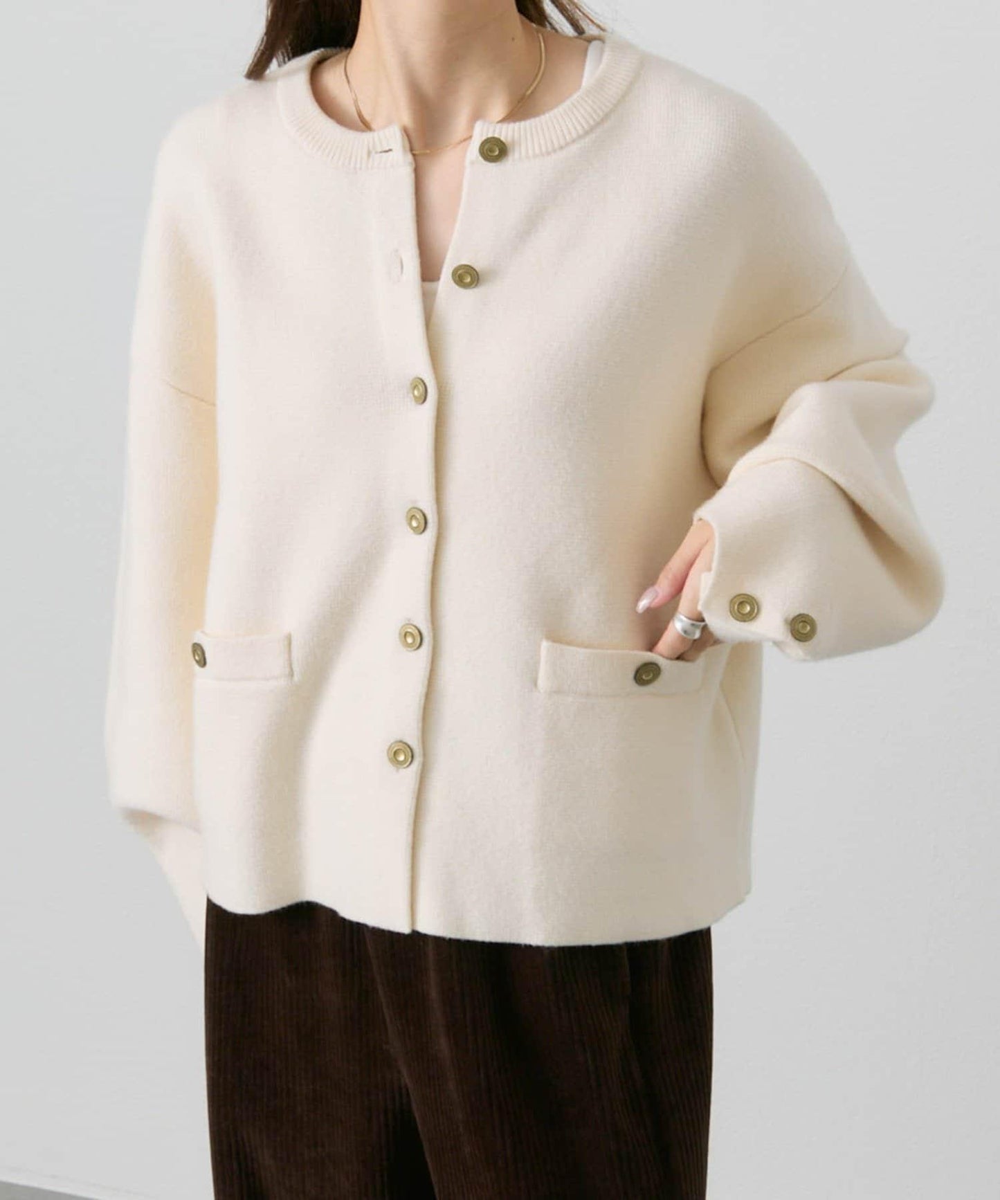 【新色上市/復刻】米蘭羅紋針織開衫