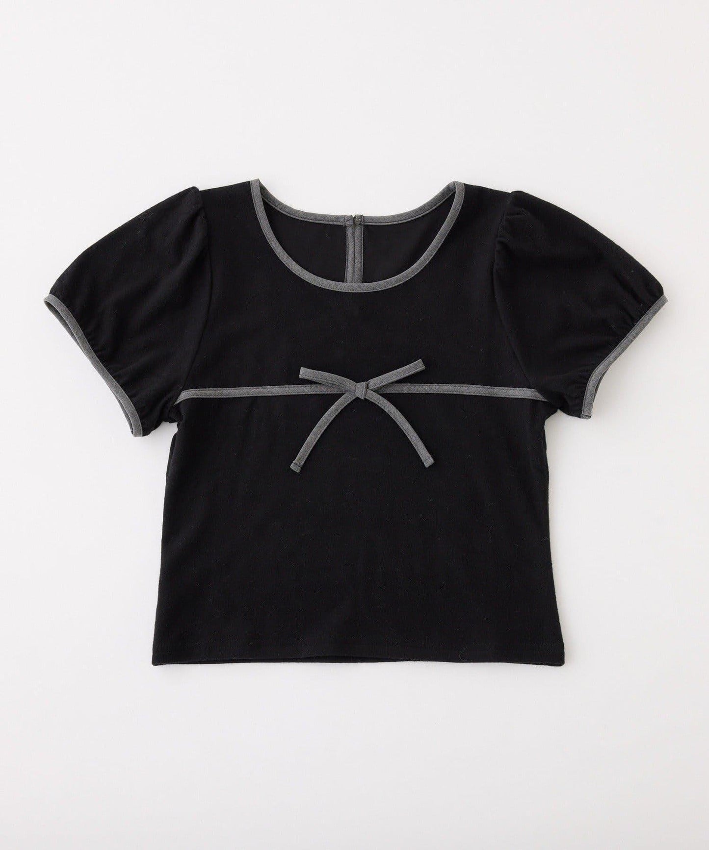 【one after another】拼色蝴蝶結T恤