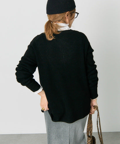 亨利領華夫格針織衫