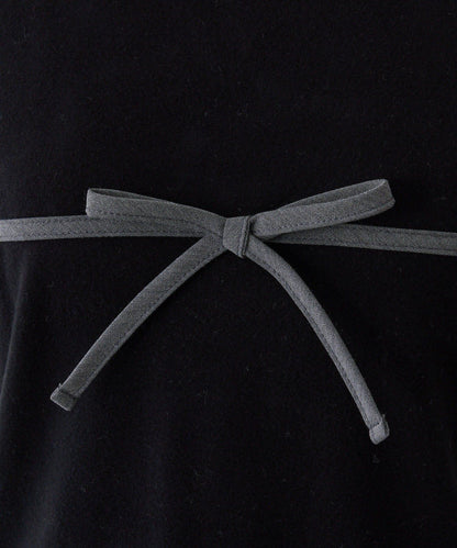 【one after another】拼色蝴蝶結T恤