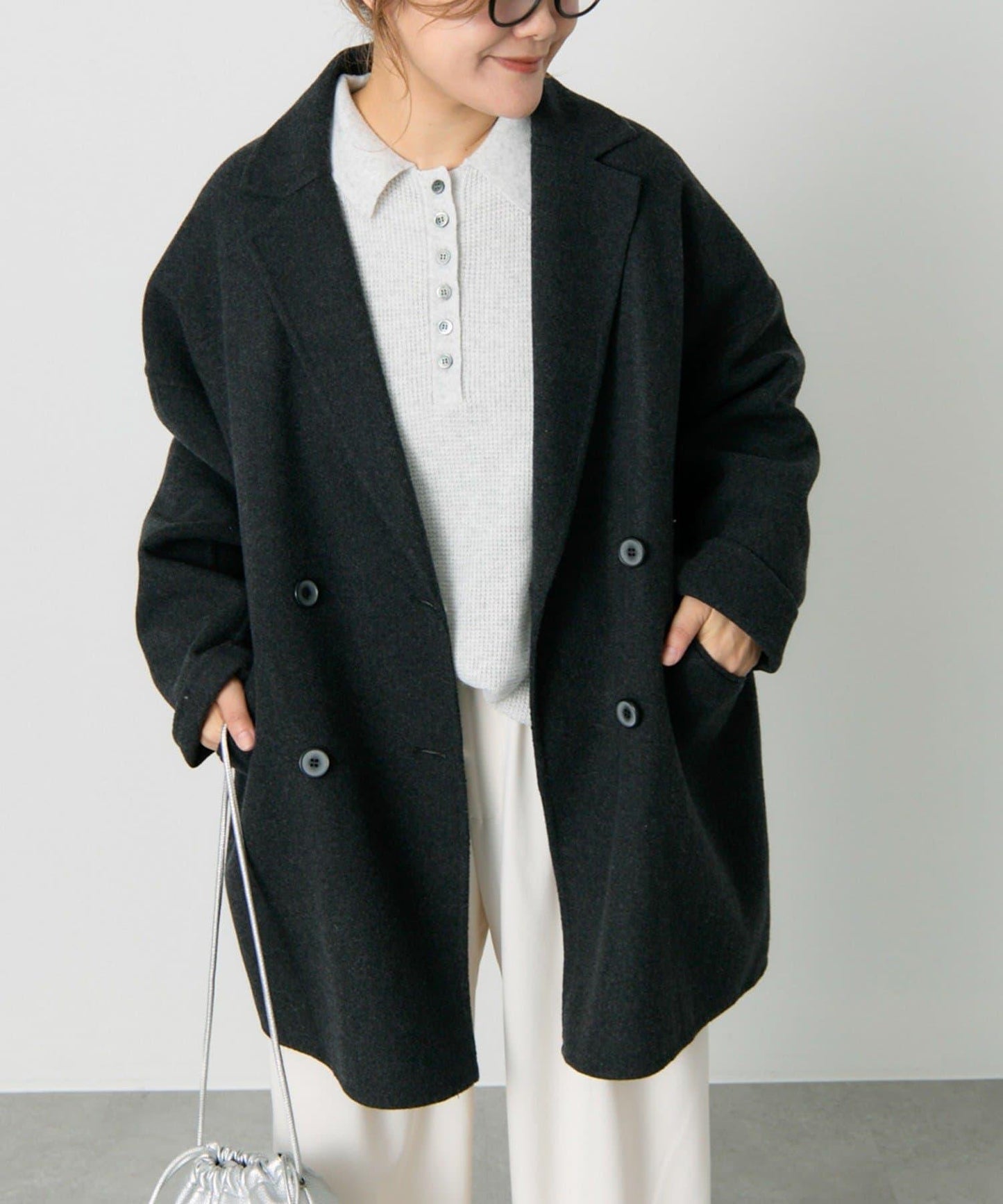 華夫格針織POLO衫