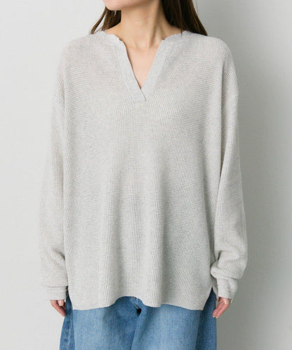 亨利領華夫格針織衫