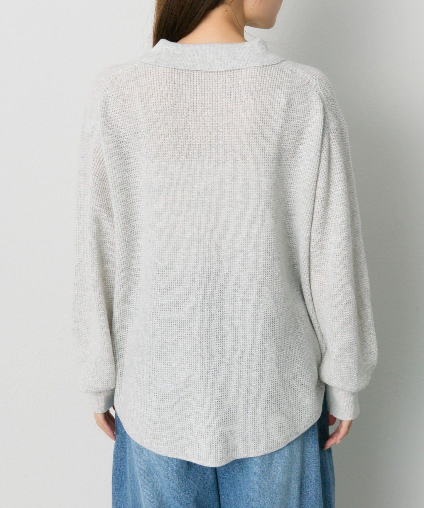 華夫格針織POLO衫