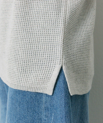 亨利領華夫格針織衫