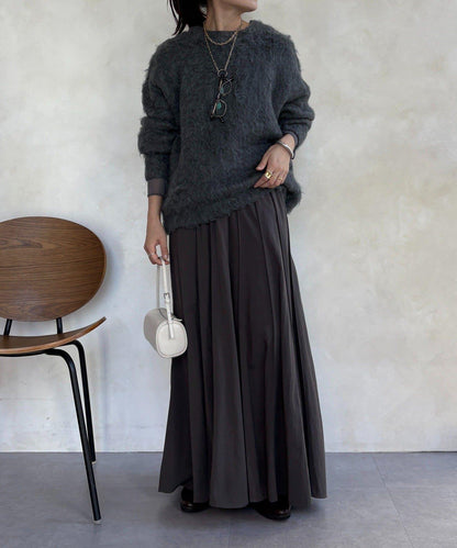 長款毛絨套頭衫