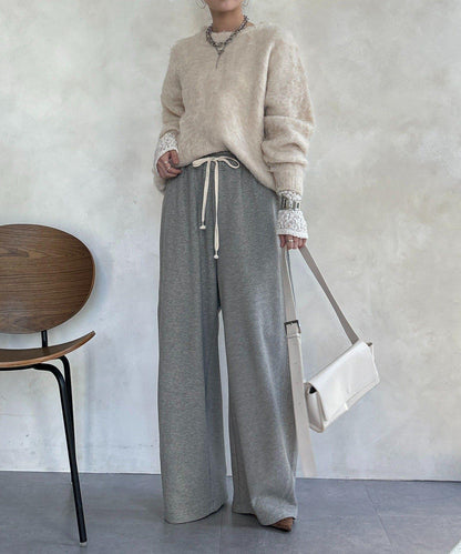 長款毛絨套頭衫