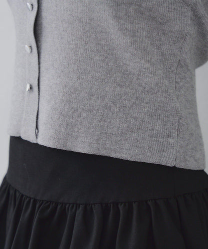 仿皮草翻領開衫