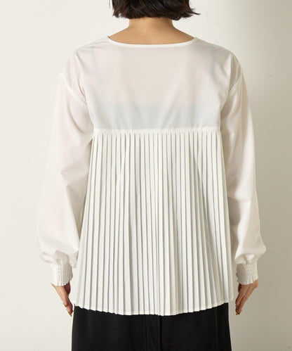 羽毛馬甲套裝襯衫