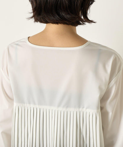 羽毛馬甲套裝襯衫