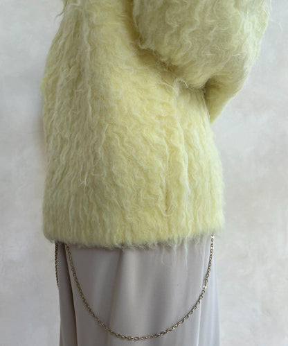 長款毛絨套頭衫