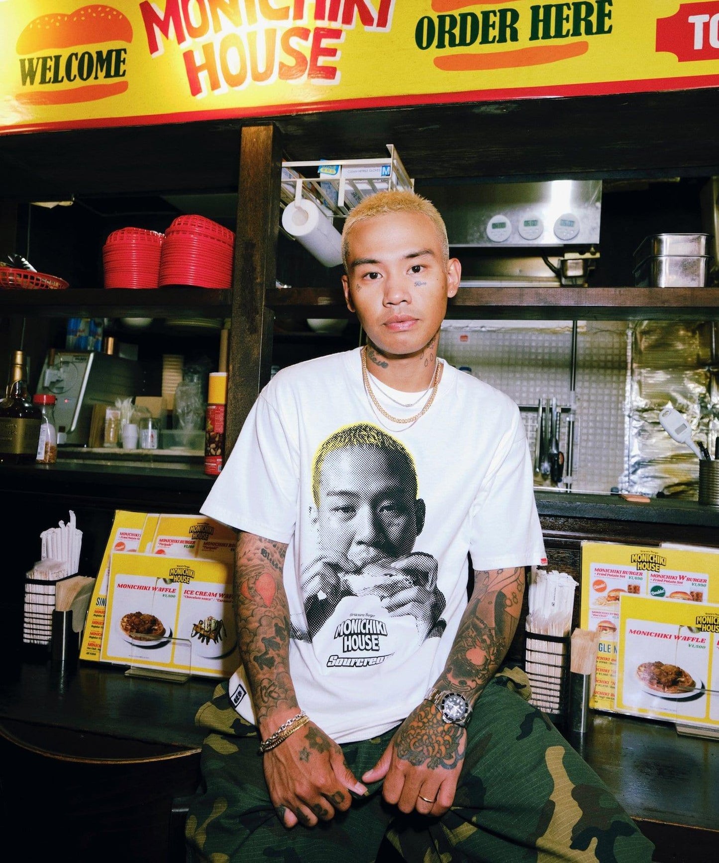 【WHO'S WHO gallery】Money Burger印花短袖T恤