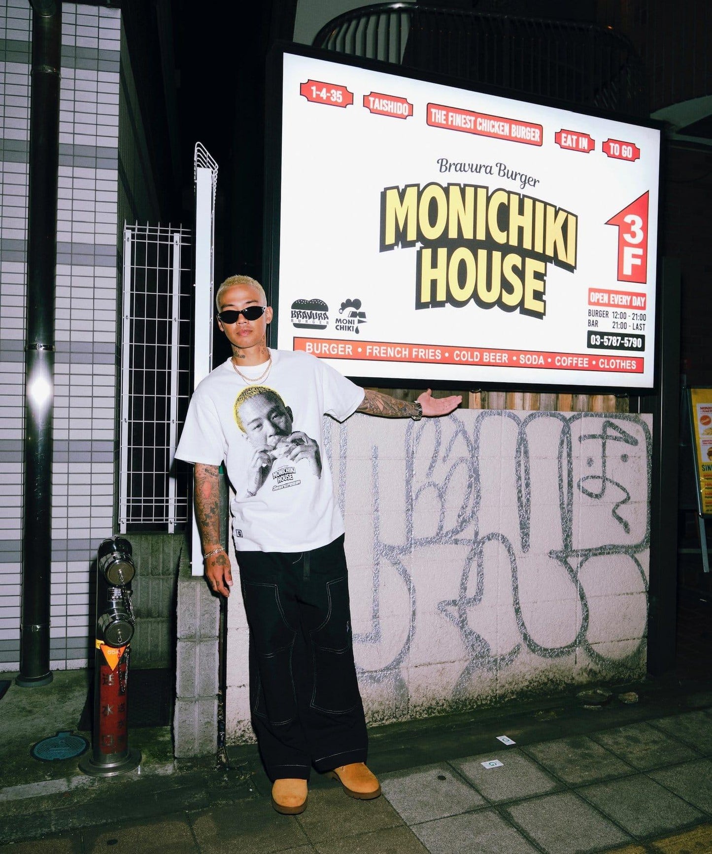 【WHO'S WHO gallery】Money Burger印花短袖T恤