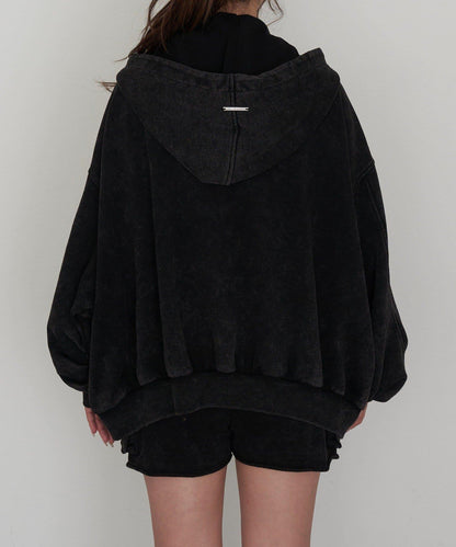 水洗色寬鬆衛衣 / 連帽衫