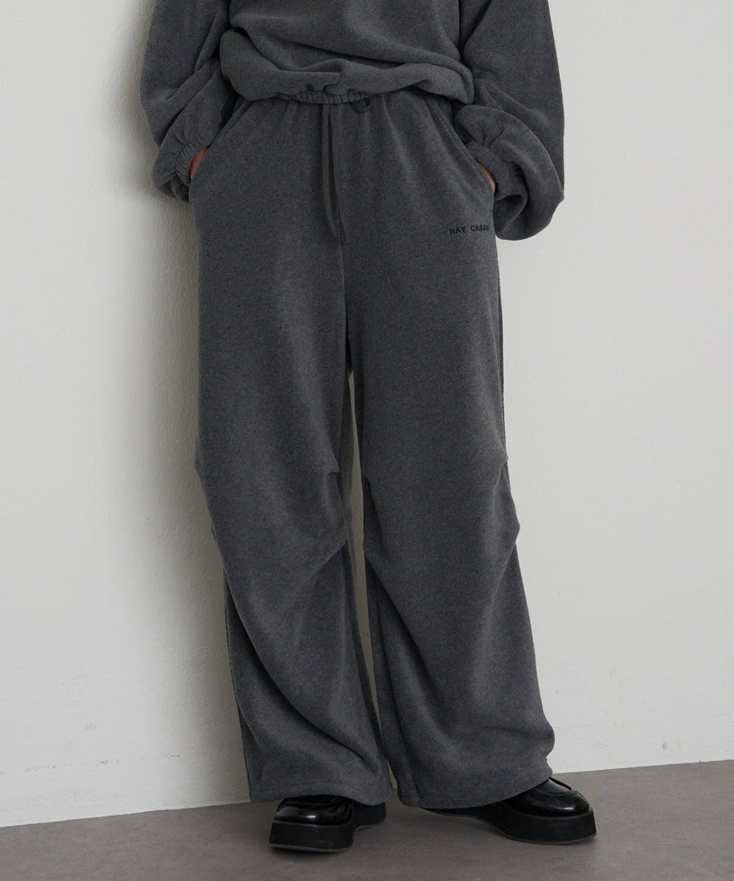 抓絨休閒易穿褲