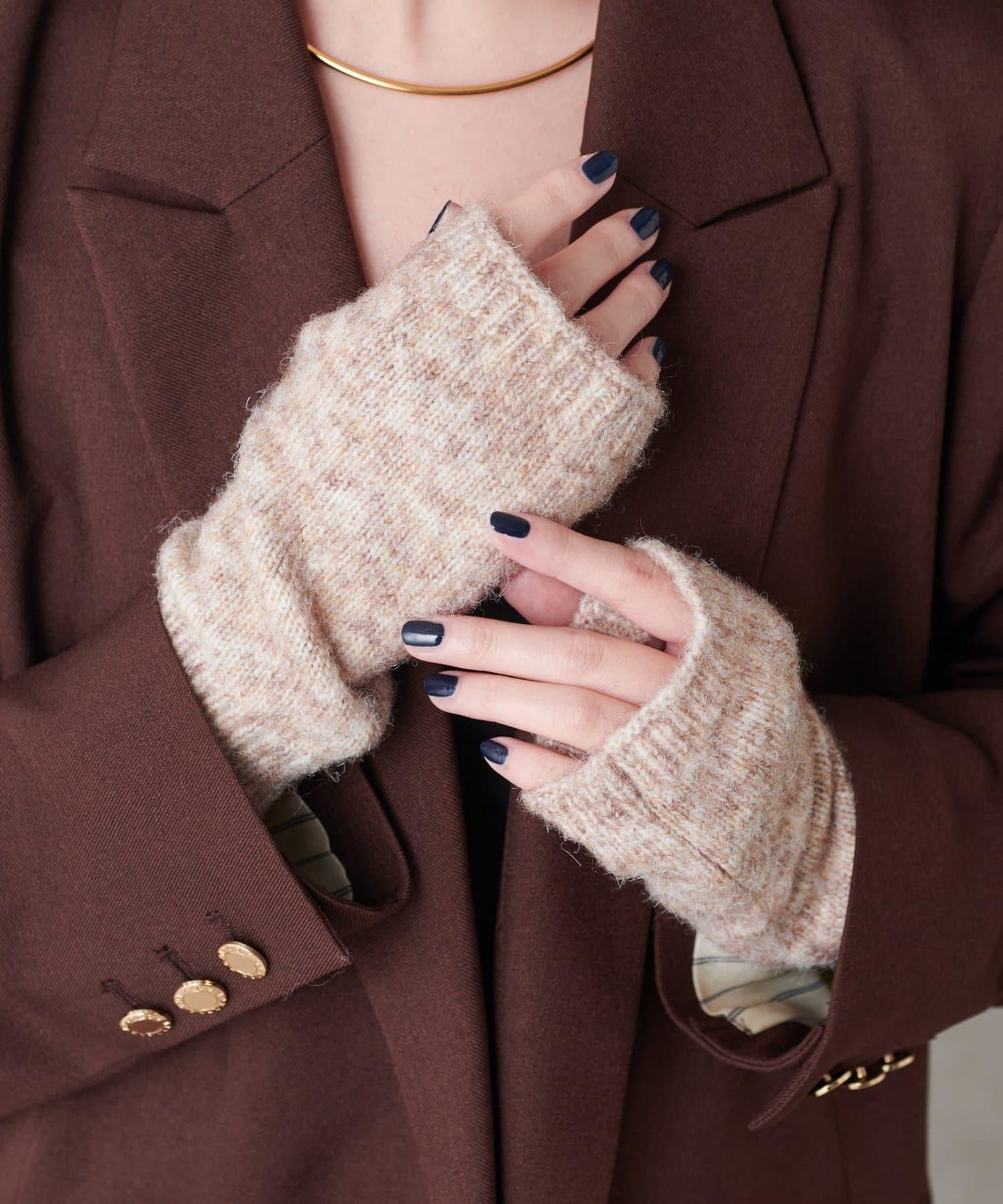 【PAPILLONNER/パピヨネ】護臂暖手套