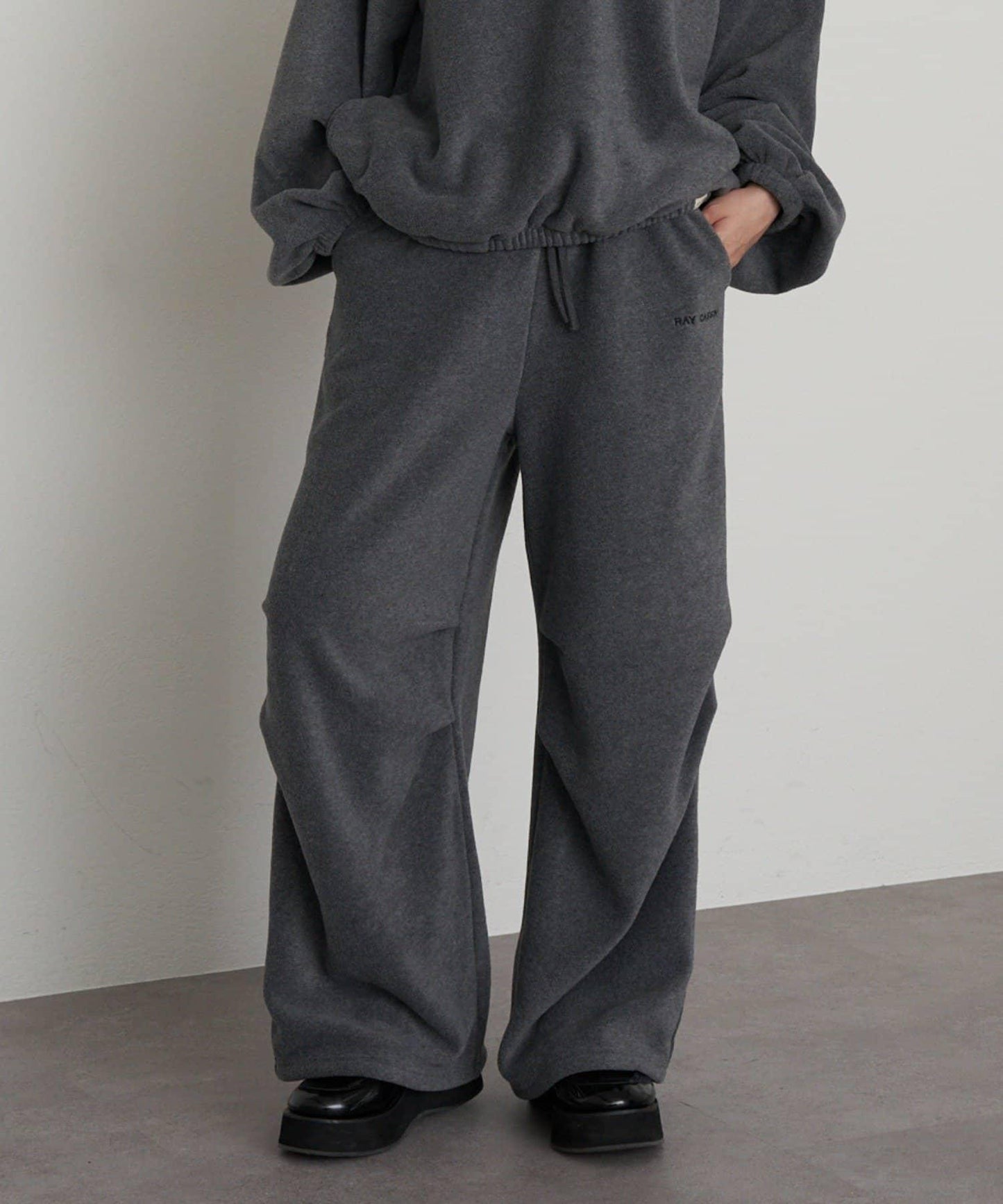 抓絨休閒易穿褲