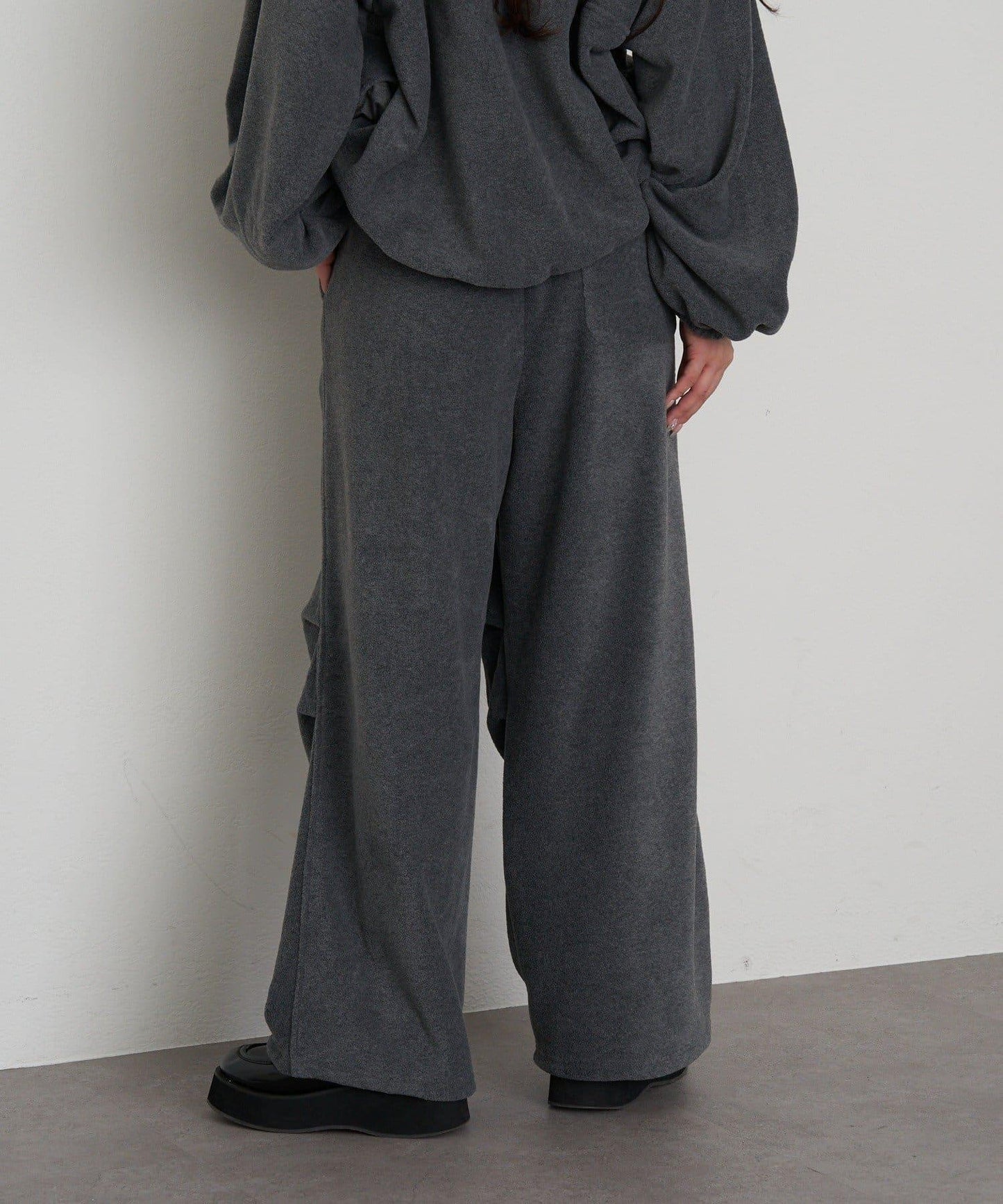 抓絨休閒易穿褲