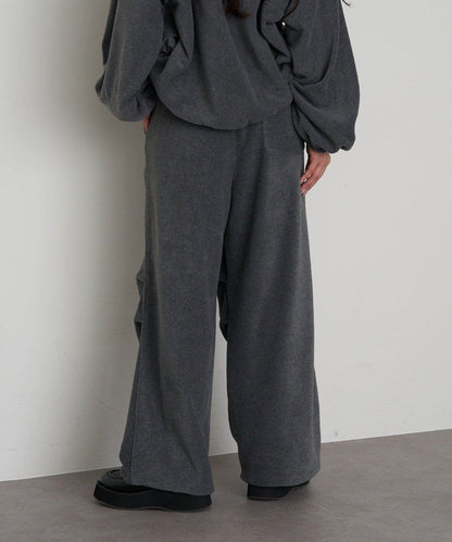 抓絨休閒易穿褲