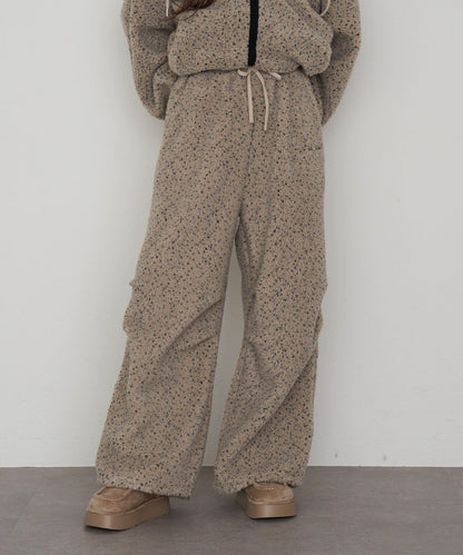 抓絨休閒易穿褲