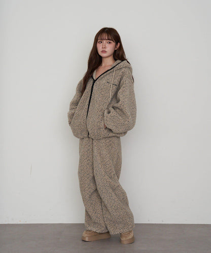 抓絨休閒易穿褲