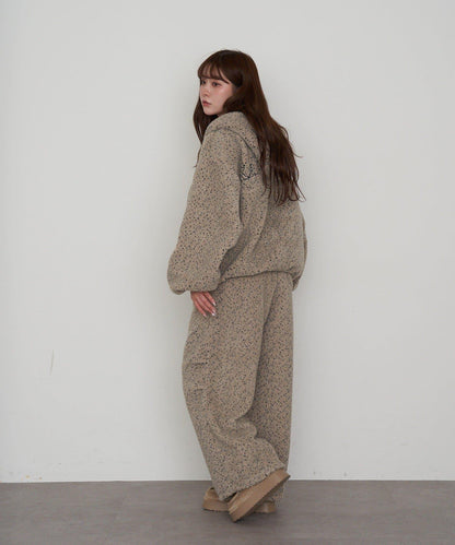 抓絨休閒易穿褲