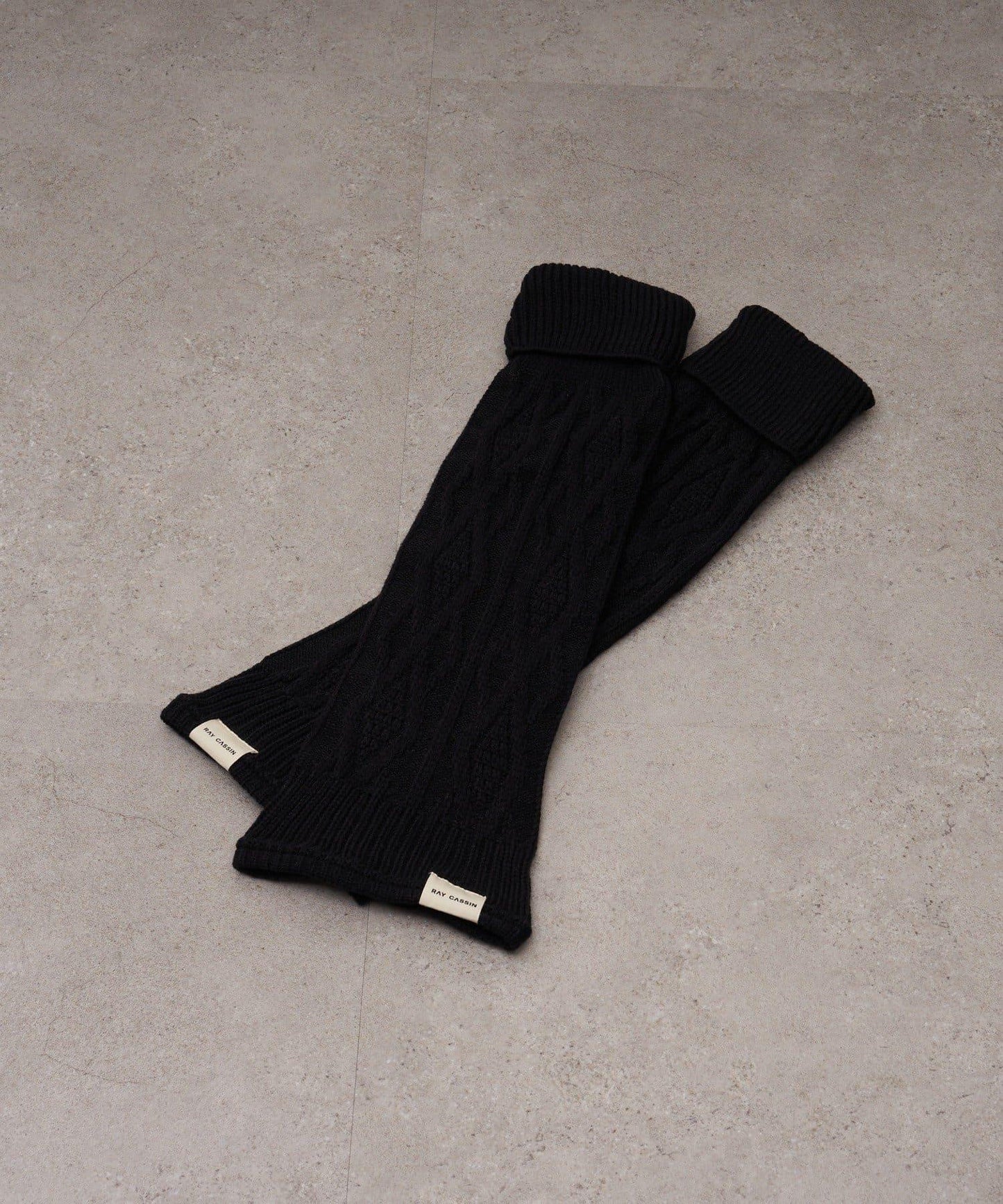 麻花編織護腿襪