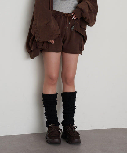 麻花編織護腿襪