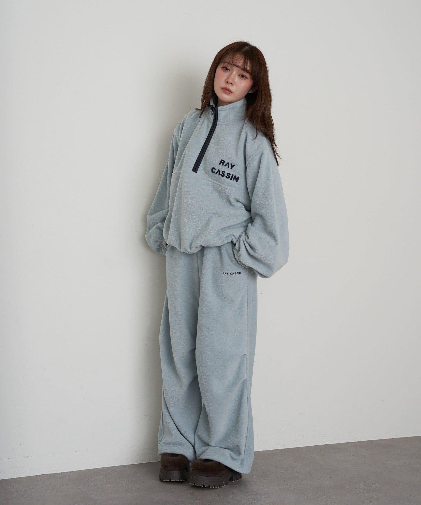 抓絨休閒易穿褲