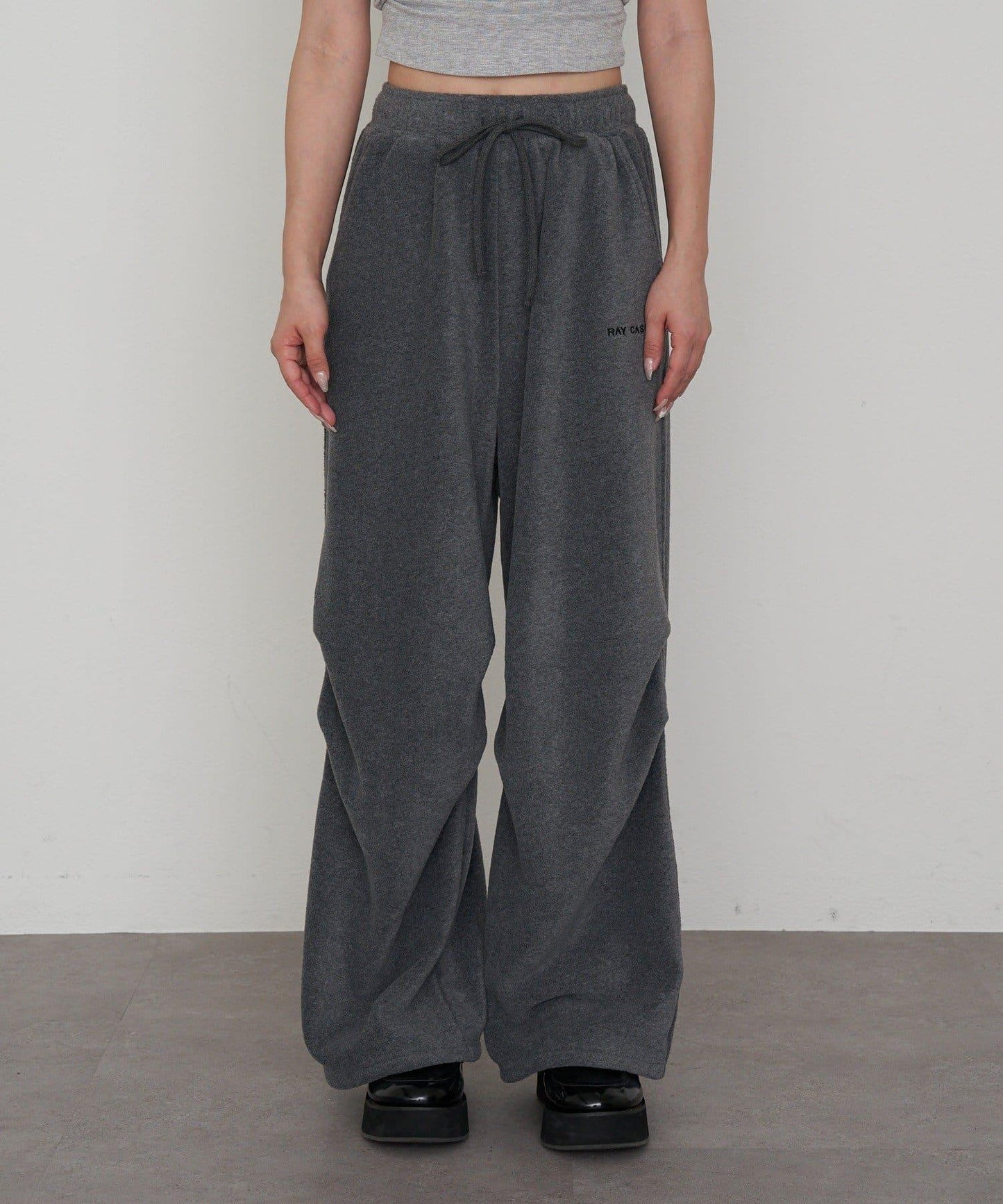 抓絨休閒易穿褲