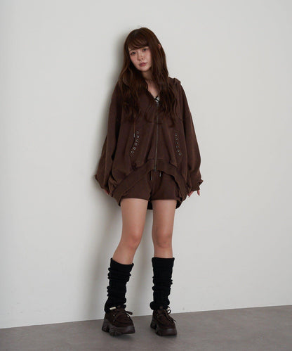 麻花編織護腿襪