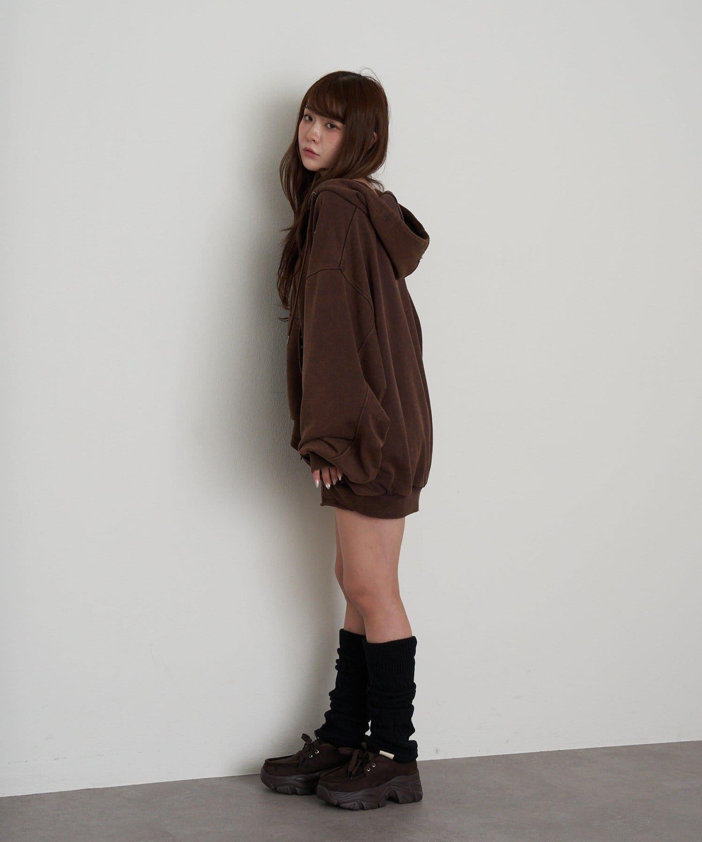 麻花編織護腿襪